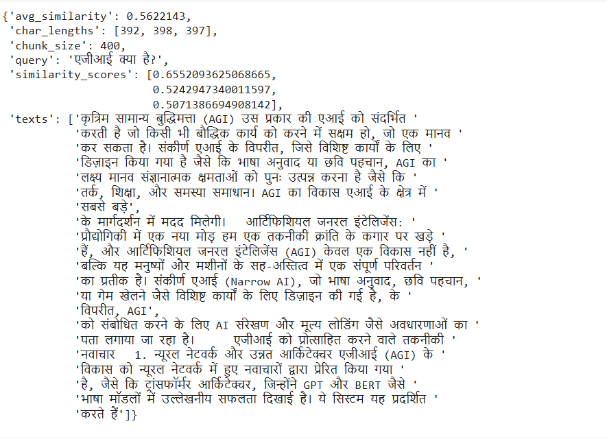 Hindi Results