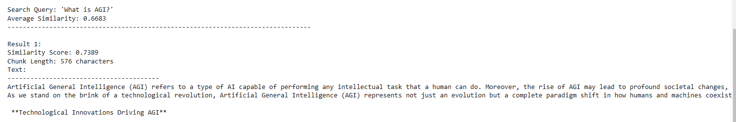AGI Query Results 1