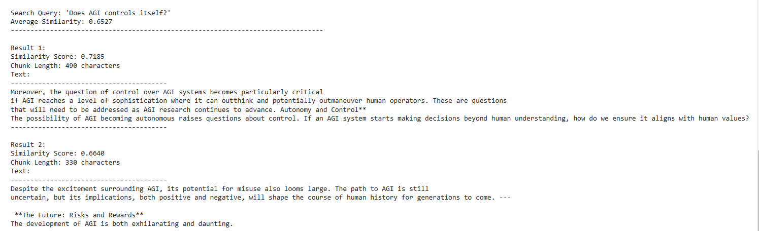 AGI Control Query